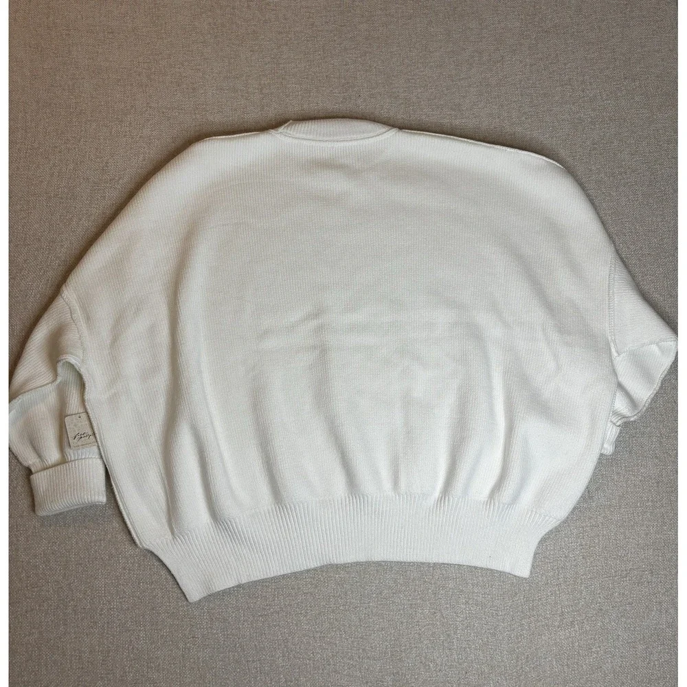 Free People Womens Sweater Size Medium White - Picture 2 of 4